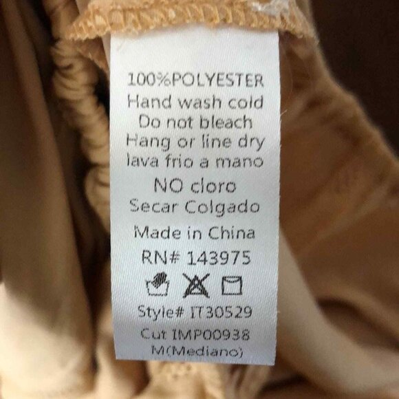 Millibon V-Neck batwing Satiny Gold wrap top size medium - Picture 8 of 8